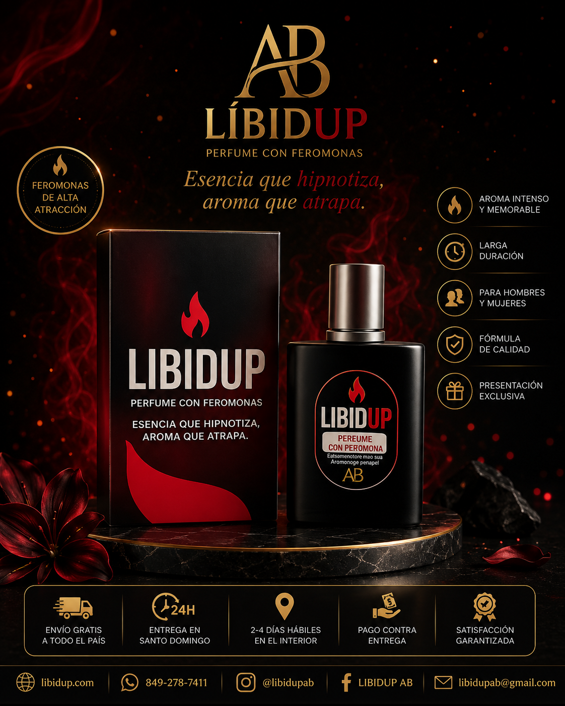 PERFUME CON FEROMONAS LIBIDUP