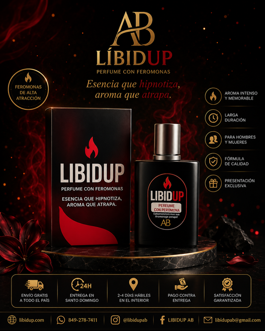 PERFUME CON FEROMONAS LIBIDUP