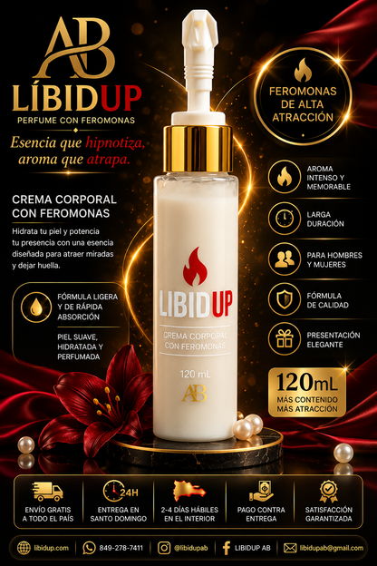 CREMA CORPORAL CON FEROMONAS LIBIDUP