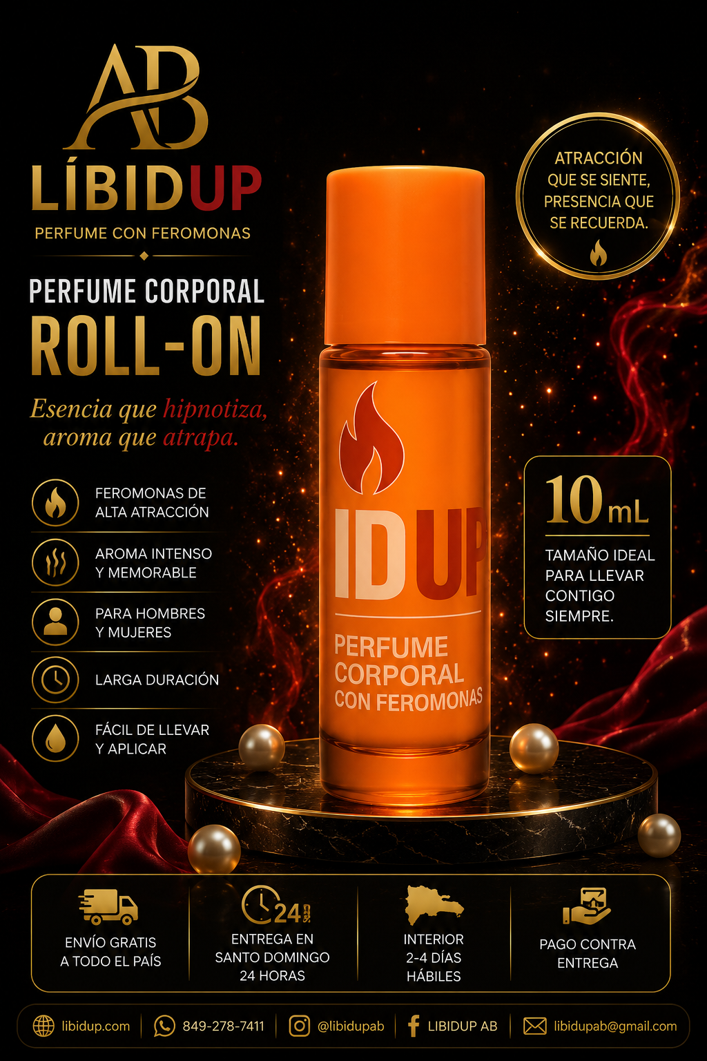 PERFUME ROLÓN CON FEROMONAS LIBIDUP
